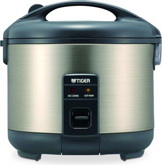 Tiger Jnp-S10U 5.5-Cup Rice Cooker - Stainless/black