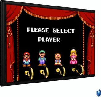 Super Mario Bros. 2 Player Select Key Holder Keys Organizer Hanger Wall Mount 2022