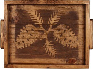 Kunkle Holdings, LLC Rustic Tray with Wood Handles