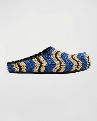 Sabot Colorblock Woven Mules