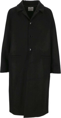 Single-Breasted Oversized Coat-AB