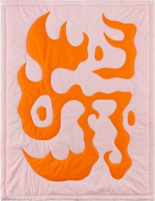 Claire Duport Pink & Orange Medium Form I Blanket
