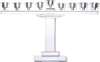 Noble Gift Crystal Menorah On Stand