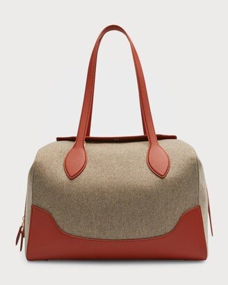 Sesia Happy Day Cashmere & Leather Handbag