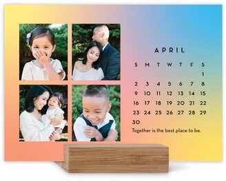 Easel Calendars: Colorful Gradients Easel Calendar, Square Corners, Multicolor