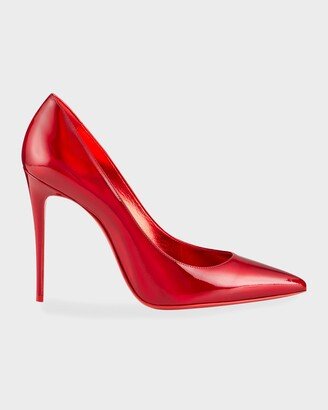 Kate Patent Pointed-Toe Red Sole High-Heel Pumps