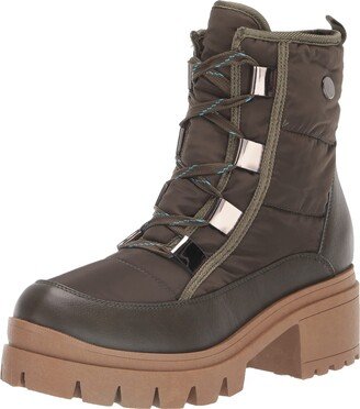 ALLEGRA-14 Women's Quilted Leather Combat Boot