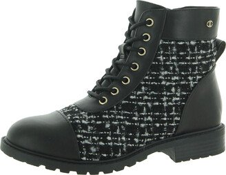 Vandelle Womens Zip up Ankle Combat & Lace-up Boots