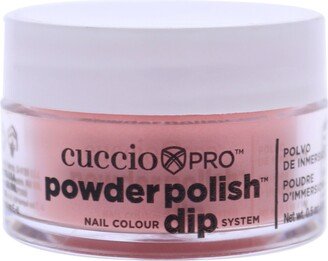Pro Powder Polish Nail Colour Dip System - Pastel Peach by Cuccio Colour for Women - 0.5 oz Nail Powder
