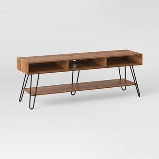 Hairpin TV Stand for TVs up to 70 Brown