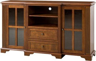 Cedric Living Room TV Stand for TVs up to 65 with 2 Drawers and shelf | KARAT HOME-ACORN