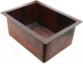 Made To Order Copper Sink - Kitchen Custom Undermount Hammered Or Smooth Bar Renovation