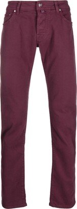 Nick low-rise slim-fit trousers-AA