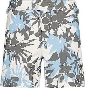 Tropical Swim Short in Blue