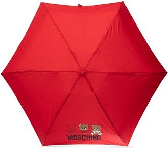 Teddy Bear Printed Compact Umbrella-AC