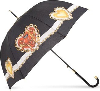 Heart Printed Umbrella-AC