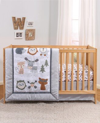 The Psp Woodland Walk 3-Piece Crib Bedding Set