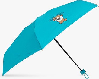 Folding Umbrella With Logo Unisex - Blue-AA