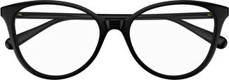 Cat-Eye Frame Glasses-BU