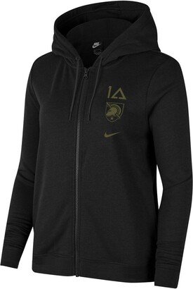 Women's Black Army Black Knights 1st Armored Division Old Ironsides Operation Torch Full-Zip Hoodie