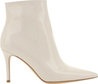 Pointed-Toe Ankle Boots-AI