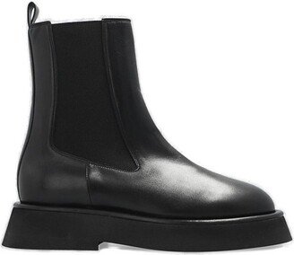 Panelled Ankle Boots