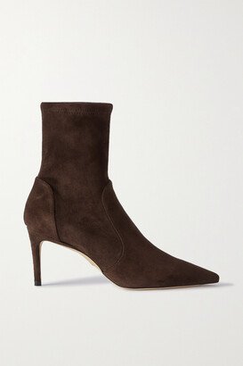 Stuart 75 Suede Ankle Boots - Brown