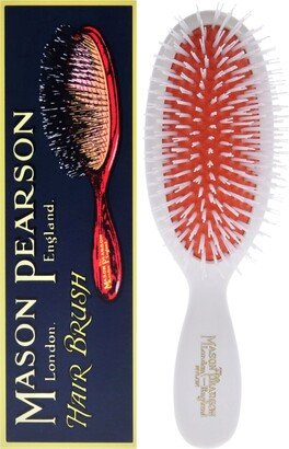 Pocket Nylon Brush - N4 Ivory White by for Unisex - 1 Pc Hair Brush