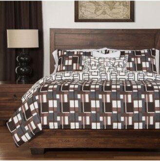 Plaid Men Luxury Duvet Set