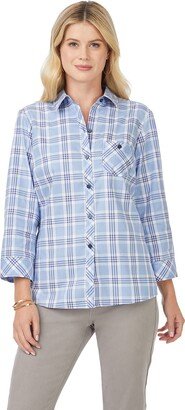 Women's Hampton 3/4 Sleeve Plaid Shirt