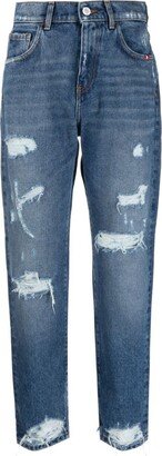AMISH Distressed-effect jeans