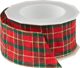 Ribbon Wired Glasglow Plaid Red/Green