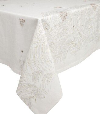 Alexandre Turpault Oceanide Blanc Tablecloth (170Cm X 320Cm)