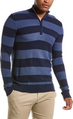 Rugby Stripe 1/2-Zip Sweater