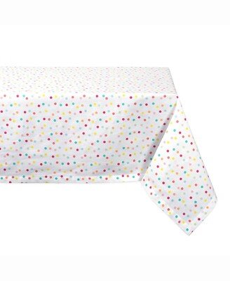 Multi Polka Dots Print Table cloth 60 X 104