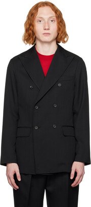 RAINMAKER KYOTO Black Double-Breasted Blazer