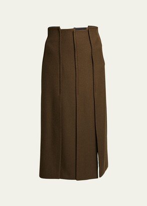 Diane Pintuck Midi Skirt