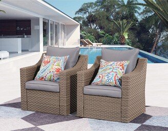 Wicker Outdoor Furniture - Two single chair