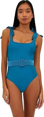 Sydney One-Piece (Midnight Teal) Women's Swimsuits One Piece