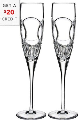 Wedding Vows Flute Pair With $20 Credit