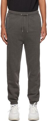 Grey Garment-Dyed Logo Lounge Pants