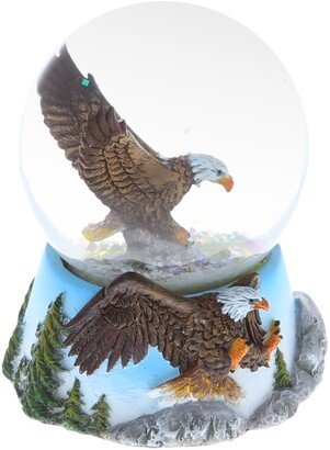 Eagle Snow Globe - Figurine with Sparkling Glitter - 3Lx3W3.5H inches