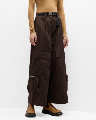 Studio Tomboy X Belted Wide-Leg Cargo Pants