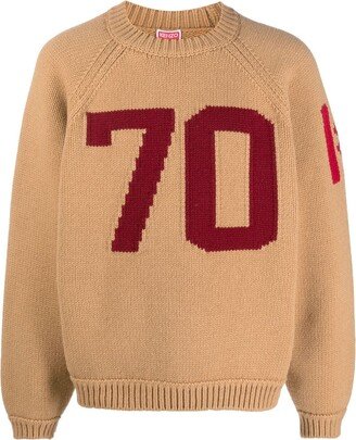 Varsity merino wool jumper