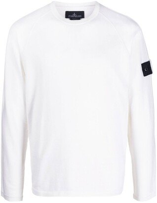 Logo-Patch Long-Sleeved Jumper