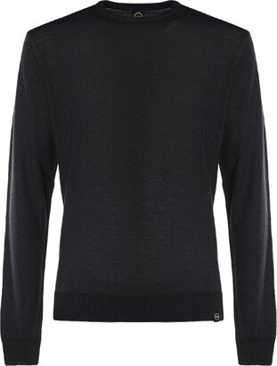 Crewneck Long-Sleeved Sweater-AI