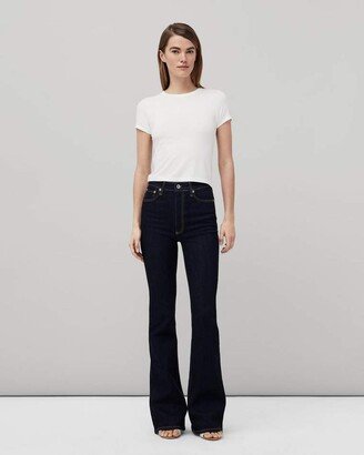 Casey Flare- Rinse High-Rise Stretch Jean