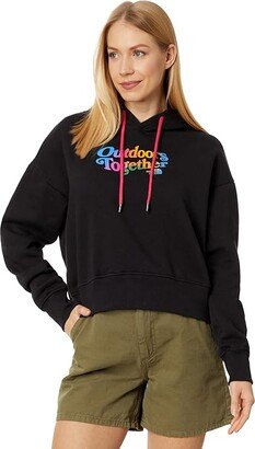 Pride Hoodie (TNF Black/Ombre Graphic) Women's Clothing