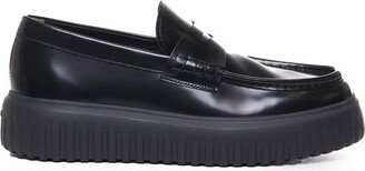 Round-Toe Slip-On Loafers-AC