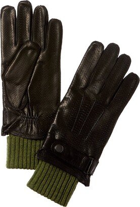 Men's Leather Black Gloves